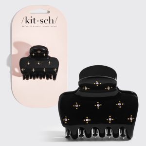 Black Rhinestone Cloud Claw Clip